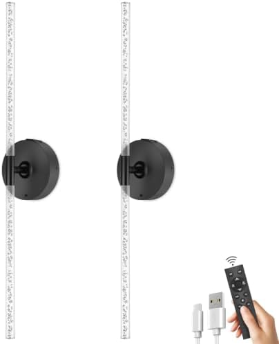 10000mAh Battery Operated Wall Sconce Lights Set of 2 by iThirdHomeOutdoorLighting