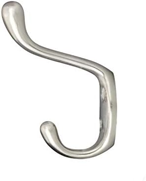 2 Pack Rok Hardware Heavy Duty Brushed Nickel Home Wall Closet Towel Robe Coat - Image 3