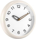 12 Inch Silent Quartz Wall Clock Battery Operated Clock by lanktoo