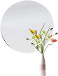 12 inch Glass Round Wall Mirror, Decorative Circle Mirror by DARENYI