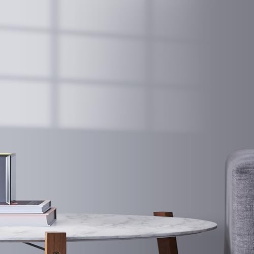 Grey Peel and Stick Wallpaper 15.7"x472" Solid Colour Contact Paper Modern - Image 5