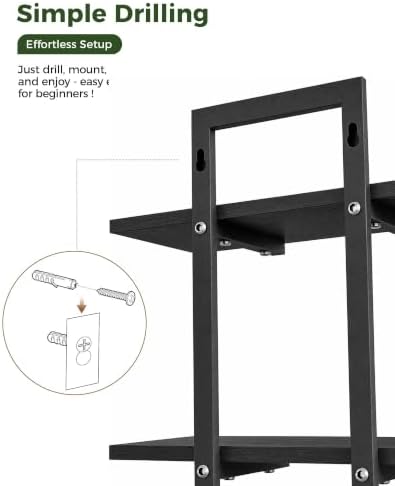 Bamworld Floating Shelves for Wall Planters Indoor Hanging Plant Shelves - Image 7
