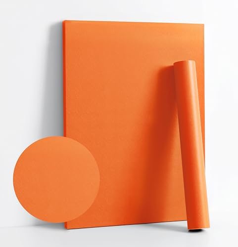 Dimoon 393''x17.7'' Orange Peel and Stick Wallpaper Contact Paper Modern Self by DIYYOURMOON