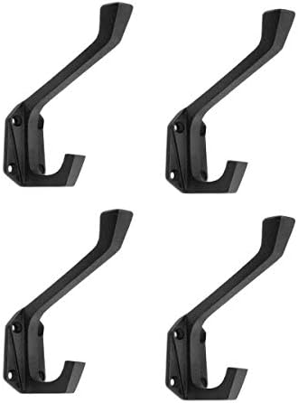 Renovators Supply Manufacturing Heavy Duty Double Coat Hook, 3.35 in x 1.25 in by RenovatorsSupplyManufacturing