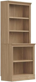 JAHRSTIM Halston Bookshelf, 5-Tier Tall Deep Storage Shelf, Adjustable Open by LivingEssentials