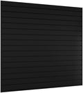 Neoaider Slatwall Panel 4 FT x 4 FT, Interlocking Slat Wall Paneling by Neoaider
