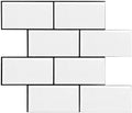 STICKGOO 10-Sheet Backsplash Peel and Stick Subway Tile, Self Adhesive Vinyl by STICKGOO