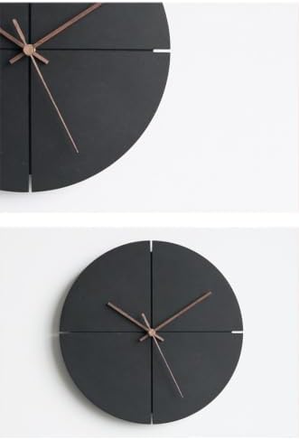 'Old Town' Wooden Modern Wall Clock, Minimalistic and Stylish, Walnut Hands - Image 5
