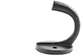 Renovators Supply Manufacturing RSF Single Coat Hook, Wrought Iron Black Powder - Image 4