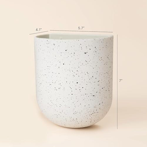 LA Jolie Muse Wall Planters for Indoor Plants, Hanging Flower Pots, 2 Pack - Image 7