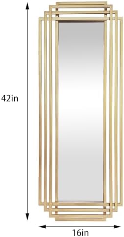 42"x16" Rectangle Decorative Mirror - Image 3