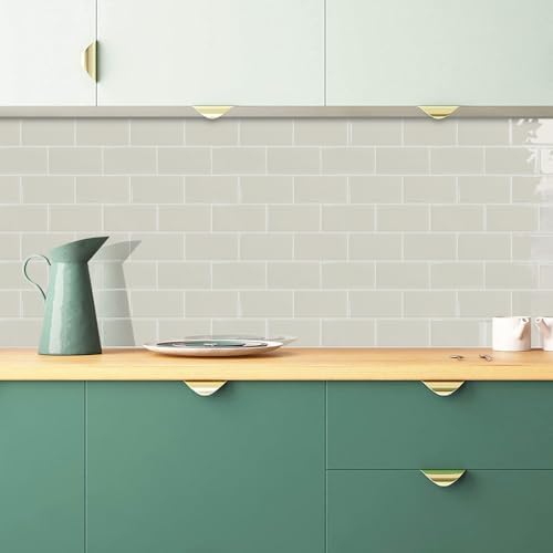 STICKGOO 10-Sheet Subway Tile Peel and Stick Backsplash, Self Adhesive Vinyl - Image 2