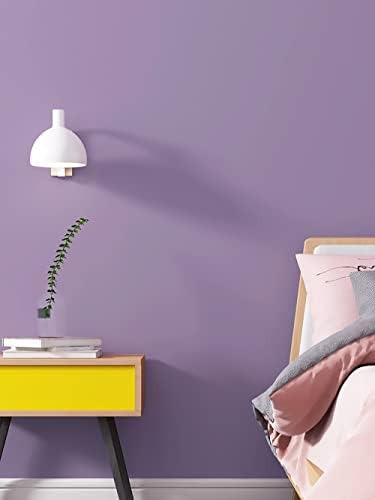 Ismoon Purple Peel and Stick Wallpaper 15.7''×236'' Solid Purple Contact Paper - Image 3