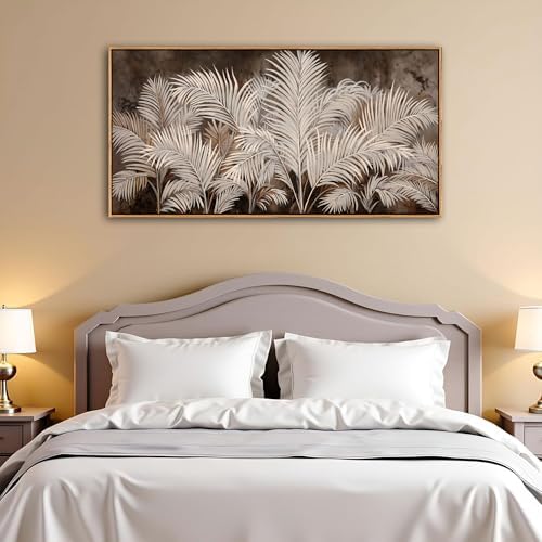 Boho Wall Art in Modern Brown, Minimalist Canvas Artwork - Image 7