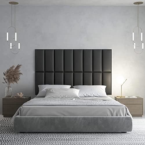 Art3d 9-Pack Peel and Stick Upholstered Headboard, 9.84 x 23.62 in - Image 2