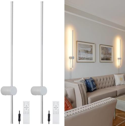 KELUOLY Modern Chrome Plug in Wall Sconce by KELUOLY
