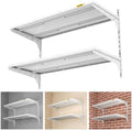Aecxm 1pack×2 Tier 1.3x3ft Garage Shelving Wall Mounted, 250lbs Load Capacity by AECXM