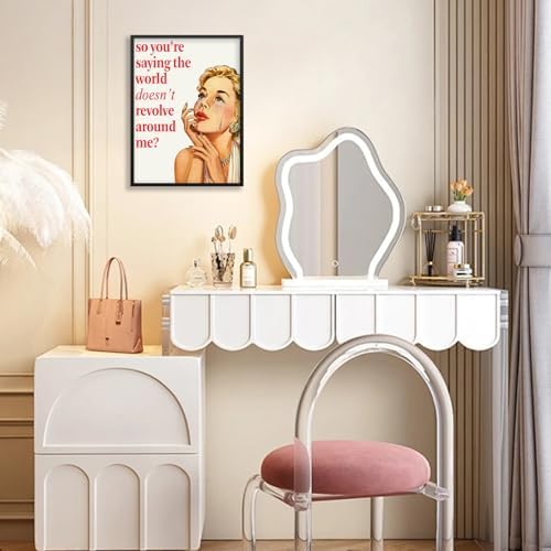 70s Pink Sexy Women Poster Funky Funny Quote Wall Art Retro Housewife Picture - Image 6
