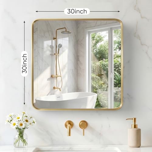 Sweetcrispy Bathroom Mirror 30x30 Inch, Vanity Mirror - Image 2