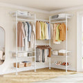 ONBRILL L3 Wall Mounted Metal Pipe Closet System Heavy Duty Garment Rack by ONBRILL
