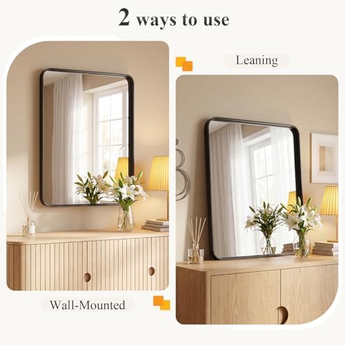 Sweetcrispy Bathroom Mirror 40x30 Inch, Vanity Mirror - Image 5