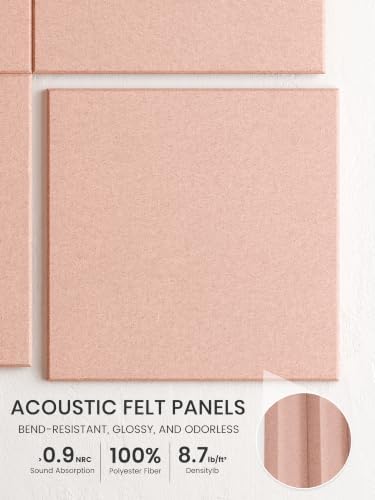 Bumusty 48"x 36" Large Felt Bulletin Board Tiles - Image 3