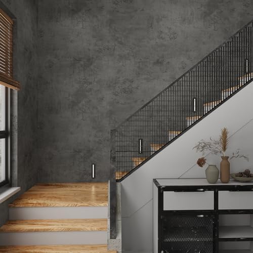 JSEVEM 31"×591" Dark Grey Concrete Contact Paper Self Adhesive Gray Faux Cement - Image 5