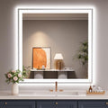 36x36 Inch LED Bathroom Mirror by ISTRIPMF