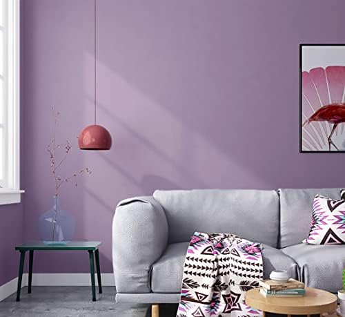 Ismoon Purple Peel and Stick Wallpaper 15.7''×236'' Solid Purple Contact Paper - Image 4