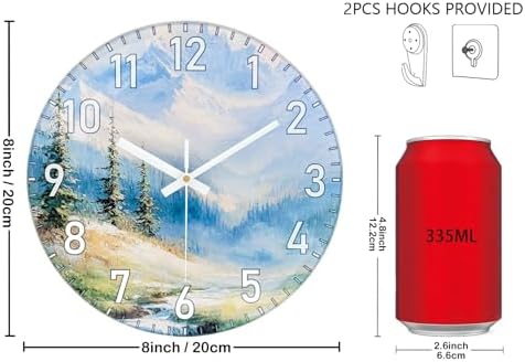 12 Inch Silent Wall Clock Non Ticking, Wall Clocks Battery Operated Analog Clock - Image 3