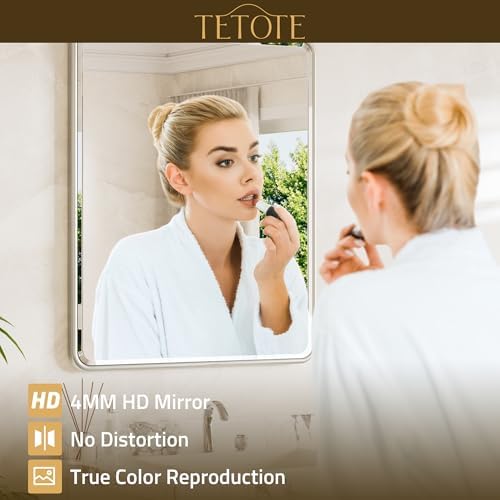 TETOTE Brushed Nickel Vanity Mirror - Image 6
