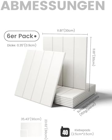 Bumusty 36" x 24" Large Cork Board Alternative, Milky White - Image 3