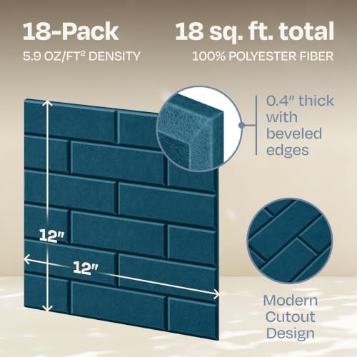 Acoustic Wall Panels 18-Pack, Office & Studio - Image 3