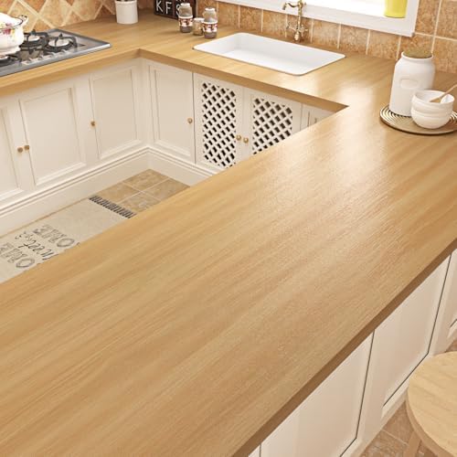 Light Oak Wood Contact Paper Peel and Stick Natural Oak Wooden Wallpaper by Yullpaper