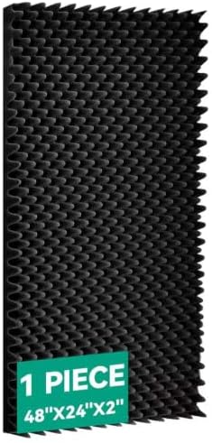 Sound Proof Foam Panels for Walls, High-Density Egg Crate Acoustic Foam for by ZHOJEREL