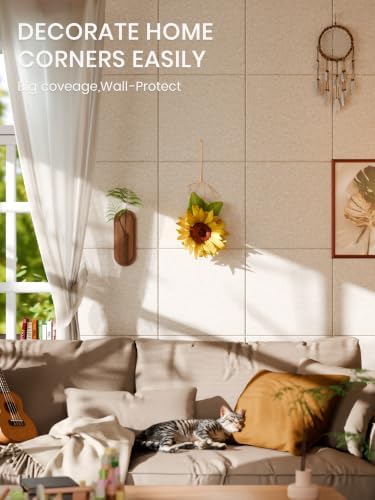 Bumusty 48"x 36" Large Felt Bulletin Board Tiles - Image 4