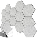12 Pack Hexagon Acoustic Panels, Self-Adhesive Sound Deadening Panels, Sound by Junwisun