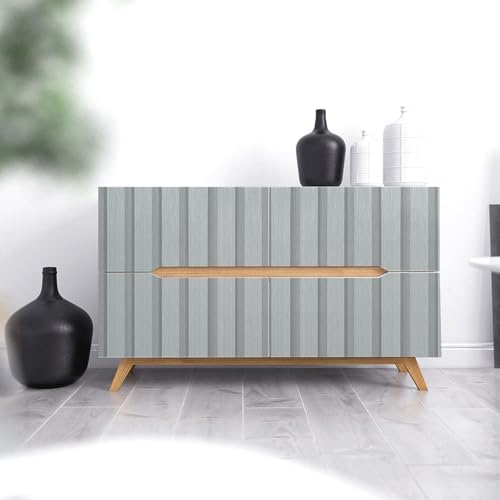 Yun-aeon Wood Slat Peel and Stick Wallpaper 17.3"x 300" Contact Paper - Image 2