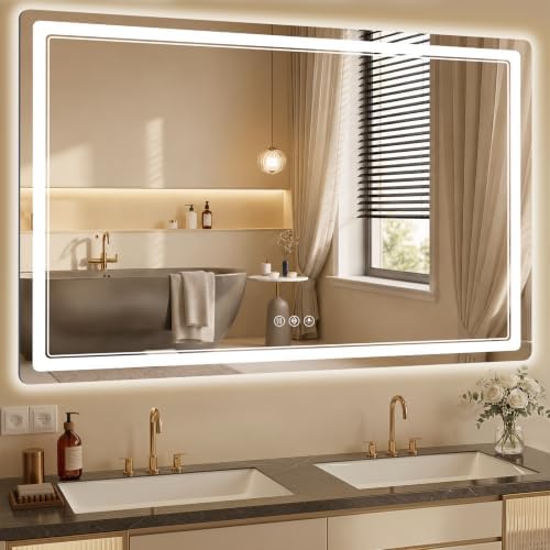 BEAUTYPEAK 40"x60" LED Bathroom Mirror - Image 5