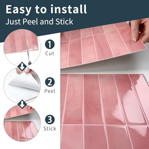 10 Sheets Upgraded Thicker Design Subway Tile Peel and Stick Backsplash - Image 6