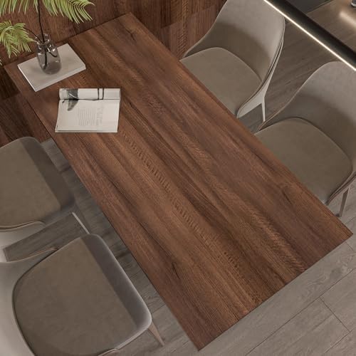 Walnut Wood Contact Paper 24x354 inch Wood Peel and Stick Wallpaper Removable - Image 2