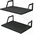 SRIWATANA Floating Shelves Wall Mounted Set of 2 Rustic Wood Shelves by SRIWATANA