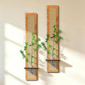 2PC Vertical Bamboo Weaving Wall Art, 47In x 8In by YOOSART