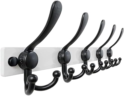 Dseap Coat Rack Wall Mount, Heavy Duty 12-Gauge Base vs Flimsy 1mm, by Dseap