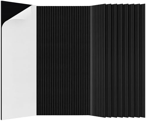 10 Pack Acoustic Panels, 47.2”x23.6“x0.4” Acoustic Wall Panels, Large by EVENRISING