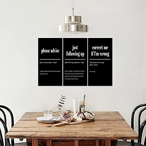 3 Piece Inspirational Canvas Wall Art, Quotes Please Advise - Image 2