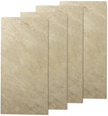 Dundee Deco Faux Stone Wall Panels, Tan & Brown, 2x4 ft, 4 Pack by DundeeDeco