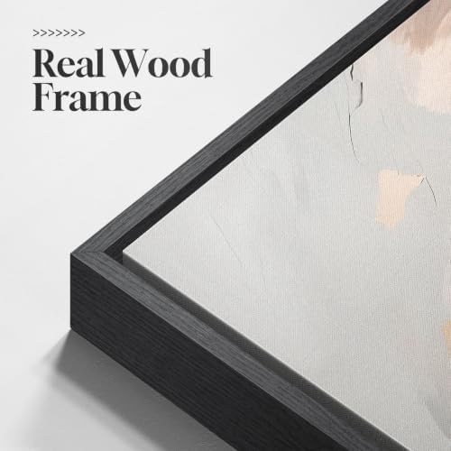 Large Framed Neutral Luxury Abstract Wall Art, 3 Piece Set, Each 20x30 In - Image 6