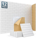 Kuchoow Acoustic Wall Panels Sound Absorbing Brick Texture Self Adhesive by Kuchoow