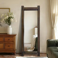 Full Length Mirror with Wood Frame ，60" x 21" Standing Full Body Floor Wall by Scoffee